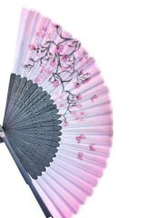 Ahşap İpek Yelpaze