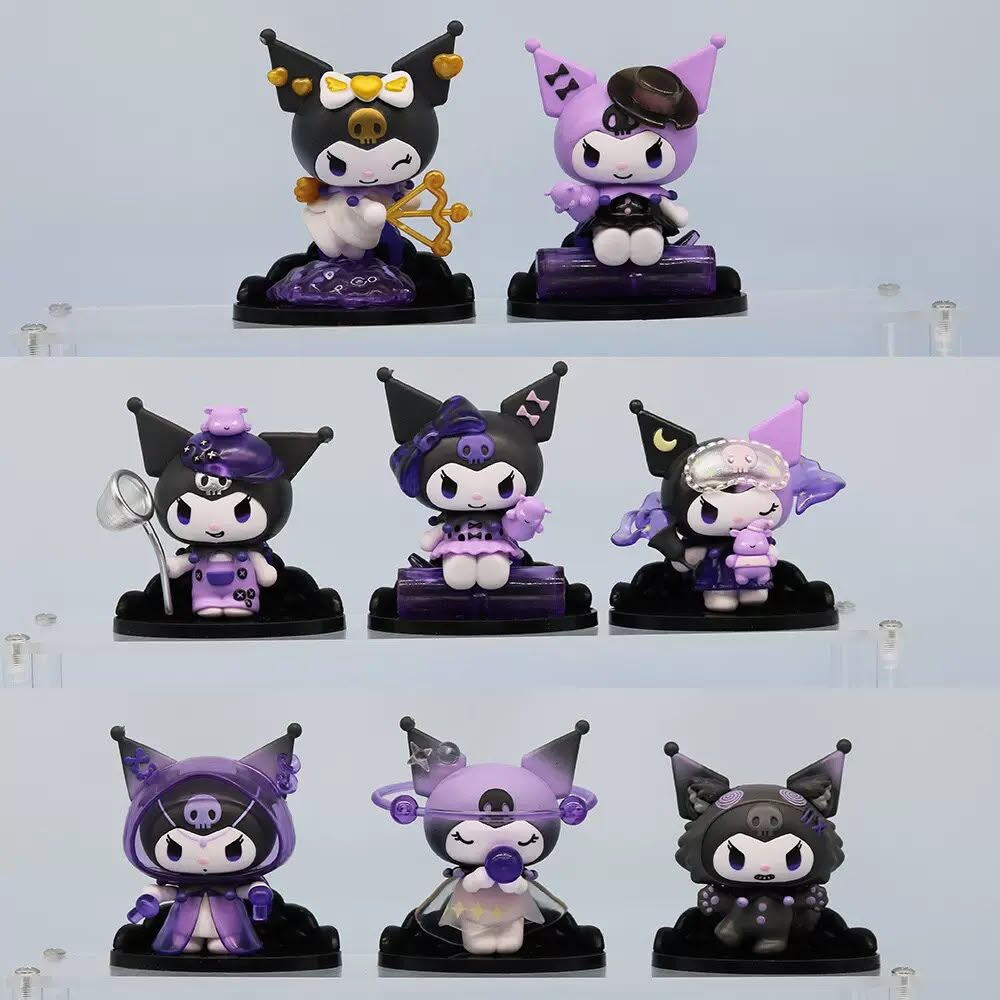 Kuromi Anime Figür 8Li Set