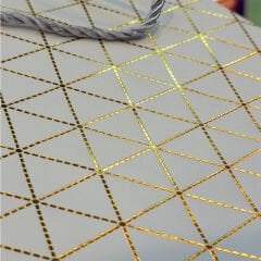 Büyük Boy Beyaz Desenli Hediye Çantası