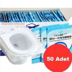 Hijyenik Tek Kullanımlık Klozet Kapağı Poşeti 50 Adet
