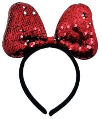 Renk Değiştiren Pullu Payetli Fiyonk Parti Tacı