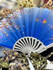 Plastik Desenli Yelpaze