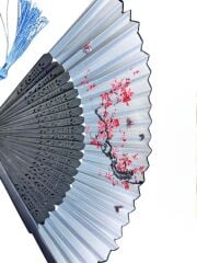 Ahşap İpek Yelpaze