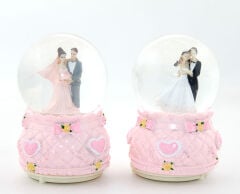 Işıklı Müzikli Kar Küresi 13 Cm Alk1787