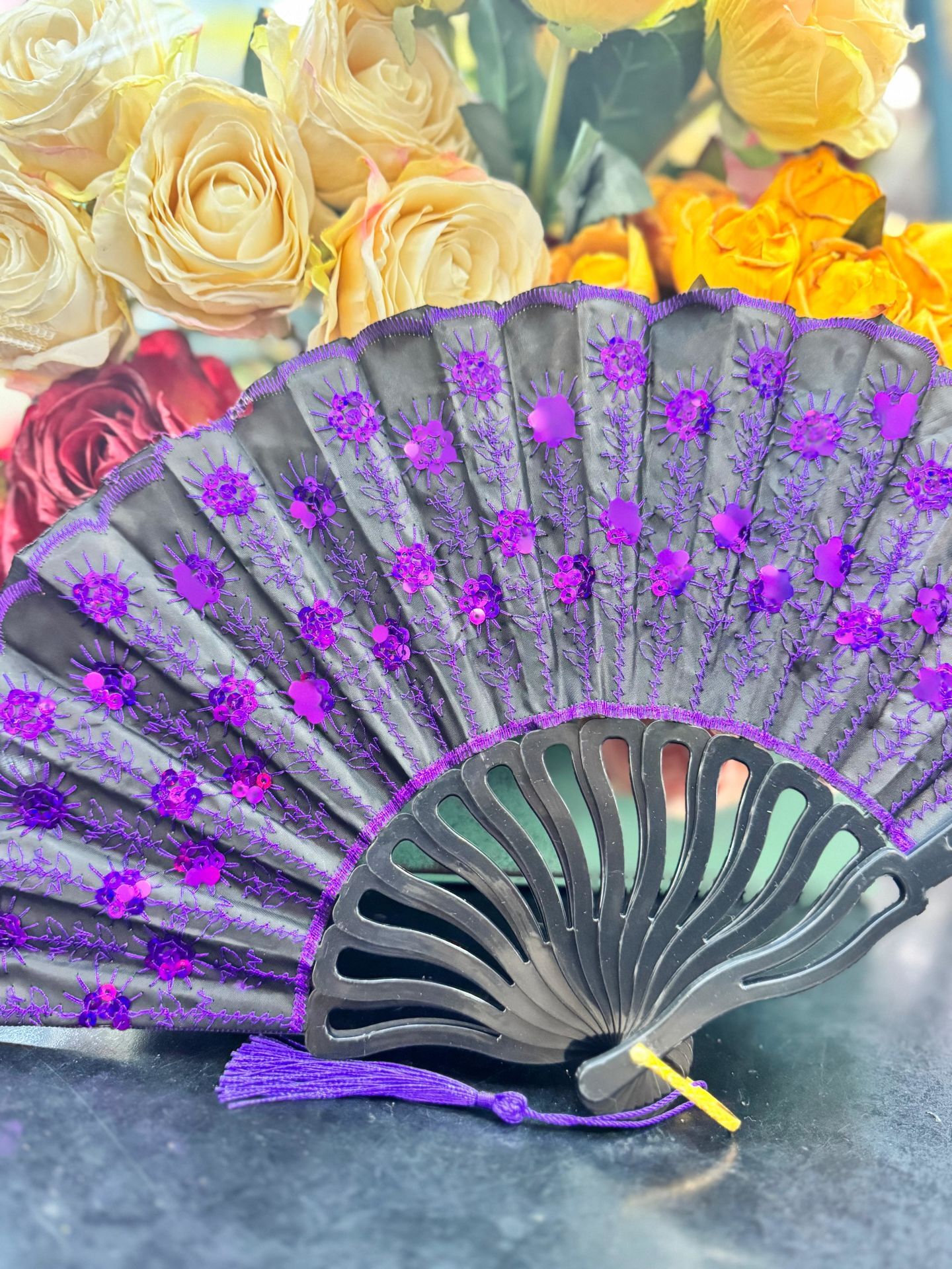 Plastik Pullu Yelpaze