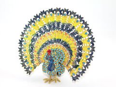 Swarovski Taşlı Tavuskuşu Model 7