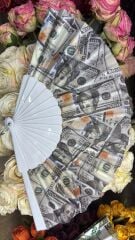 Plastik Desenli Yelpaze